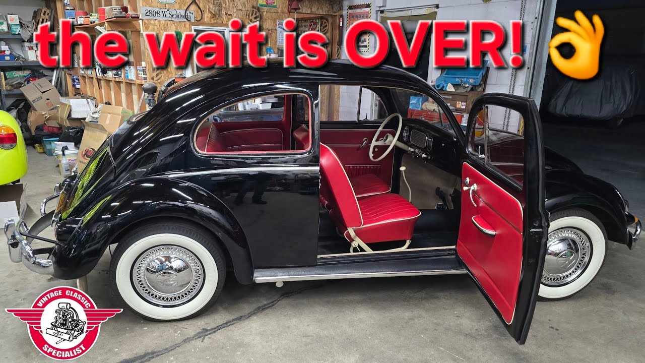 Ежедневное обновление от мастерской VCS Vintage VW Restoration, эпизод 616: Black Beauty '56 Oval...