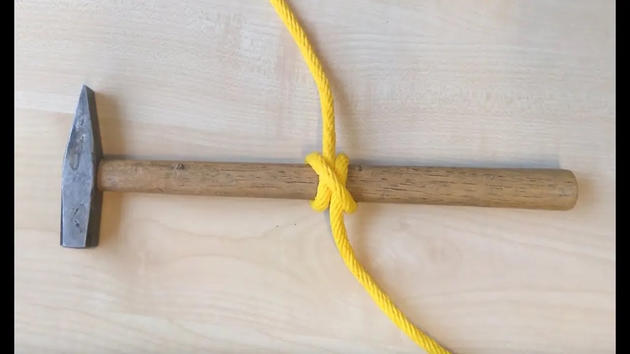 #05 - Ang clove hitch o weaver's knot - GITALI - Pagdugtong sa pisi sa sanga o tubo