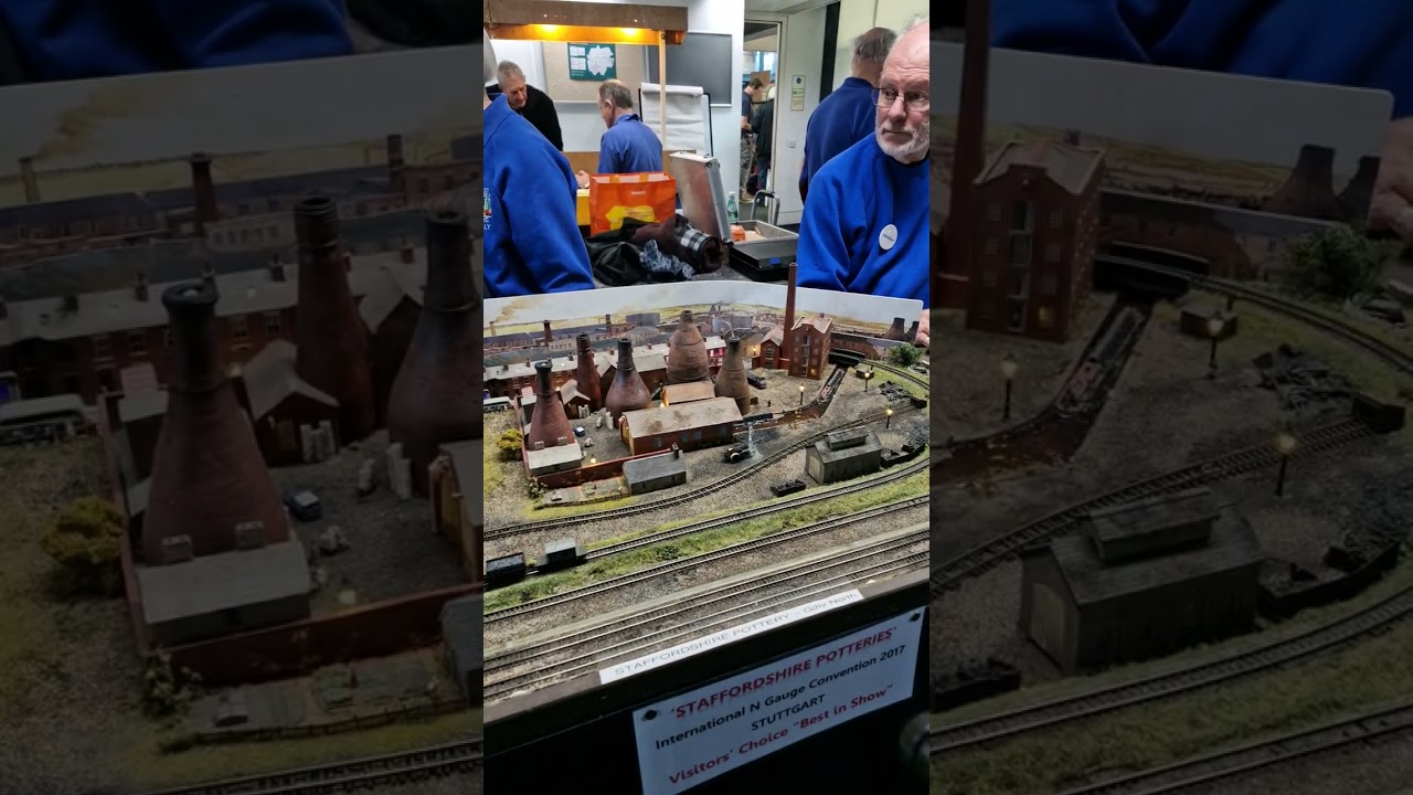 STAFFORDSHIRE POTTERIES AN N GAUGE LAYOUT