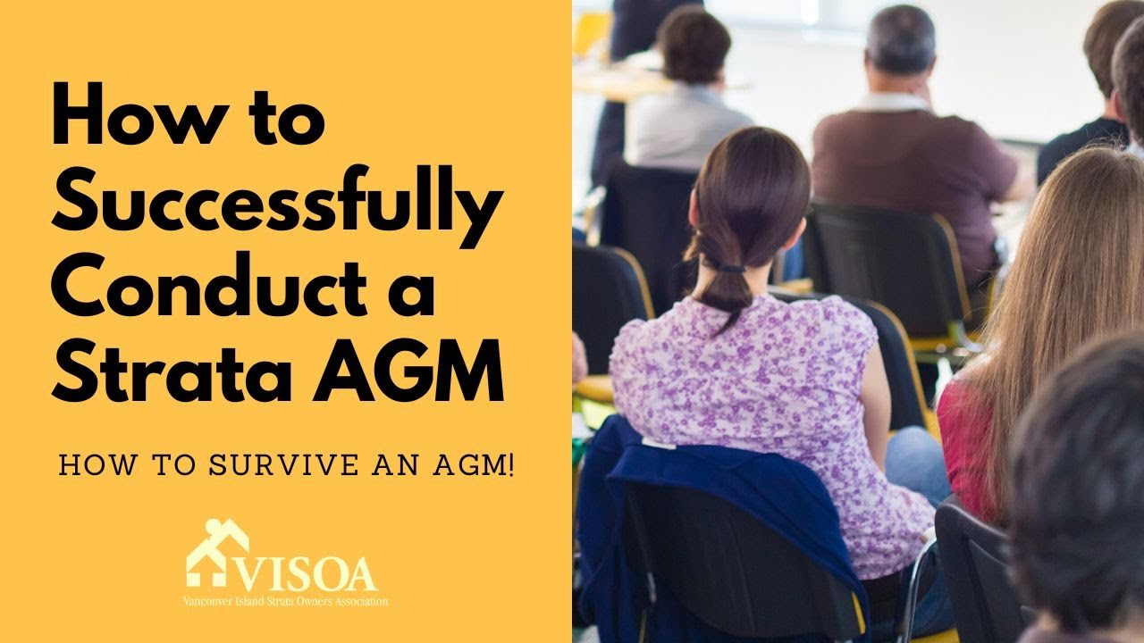 How to Successfully Conduct a Strata AGM | BC Strata | Annual General Meeting