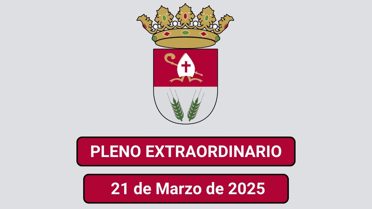 Pleno Extraordinario de 21 de Marzo de 2025