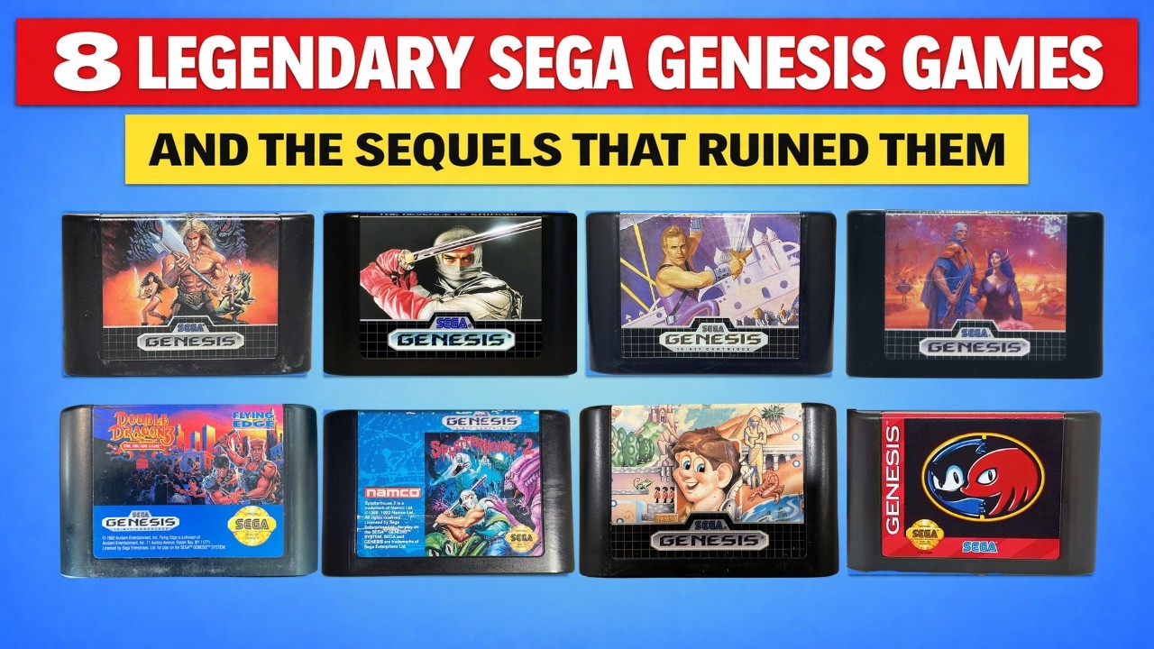 8 Legendary Sega Genesis Games… And The Sequels That Ruined Them