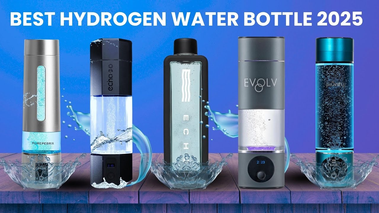 "Top 5 Best Hydrogen Water Bottles (2025) –Science-Backed Picks for Health & Fitness"