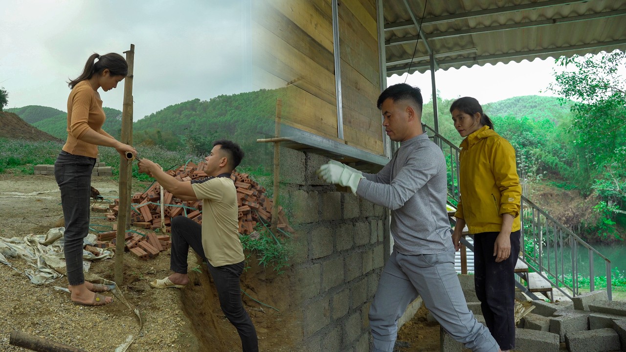 Time-lapse video: The journey of expanding T&uacute; Linh and Chung's dream home.