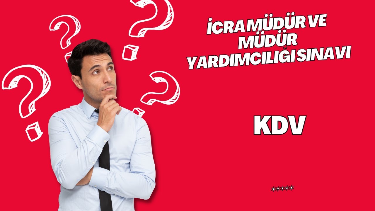 KATMA DEĞER VERGİSİ KANUNU (****) #icramüdüryardımcılığı #icra