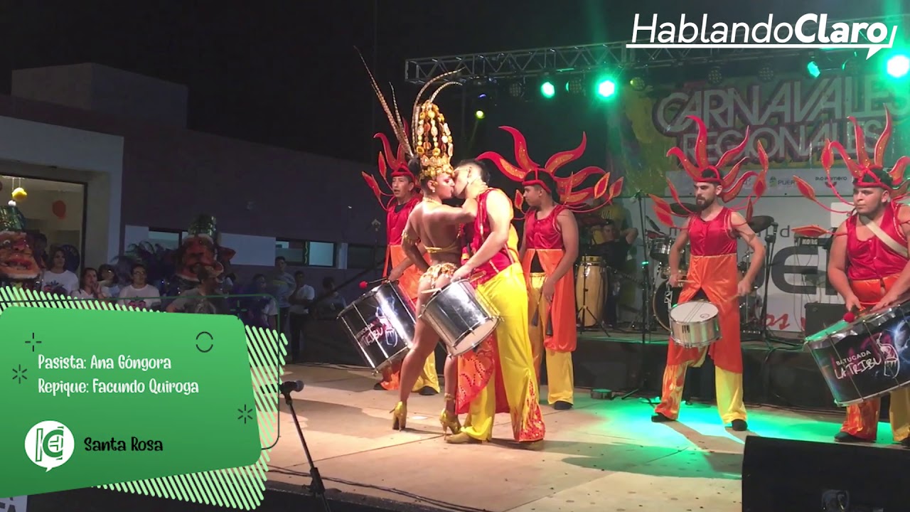 Carnavales 2020: Pasista y repique de Villa Santa Rosa