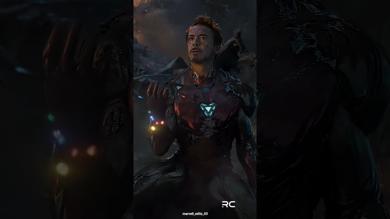 Iron Man Death Scene  | Tony Stark Final Goodbye in Avengers Endgame 