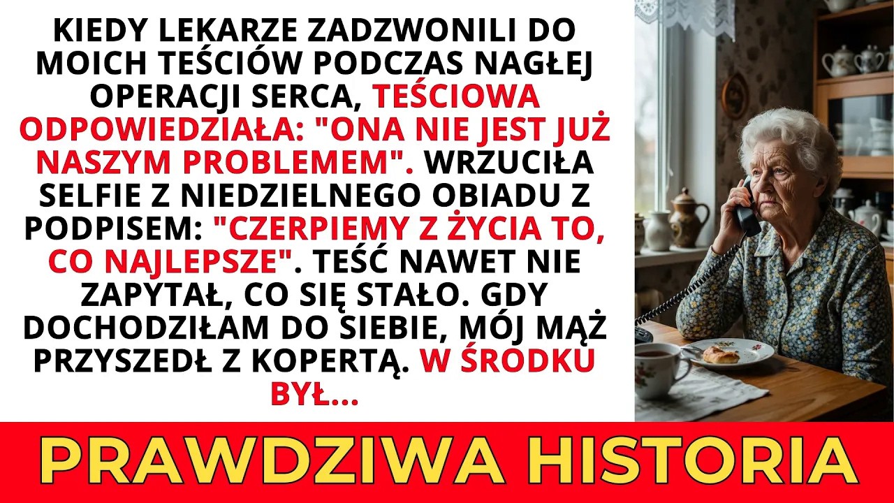 Teściowie zignorowali moją operację serca — Pięć lat później błagali u MOICH drzwi o wybaczenie!