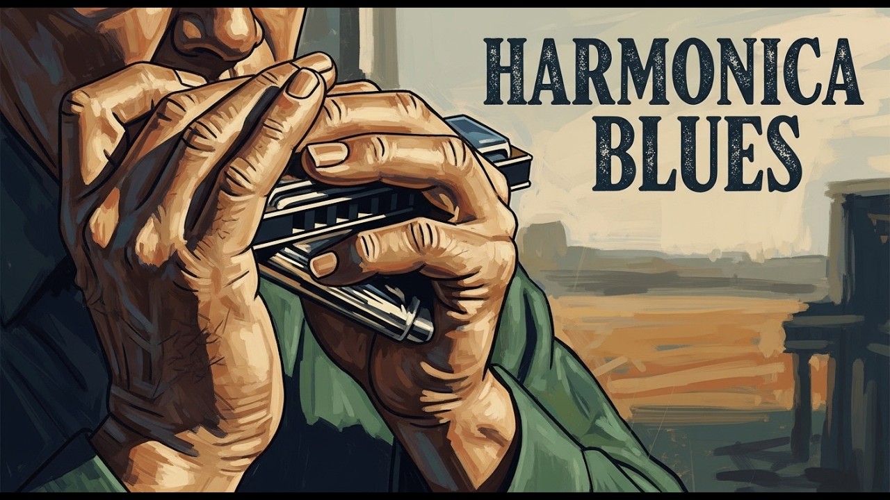 Acoustic Harmonica Instrumental – Soft Moonlight Blues