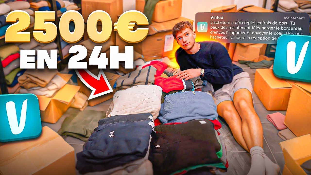 J'ai gagné 2500€ en 24H sur Vinted