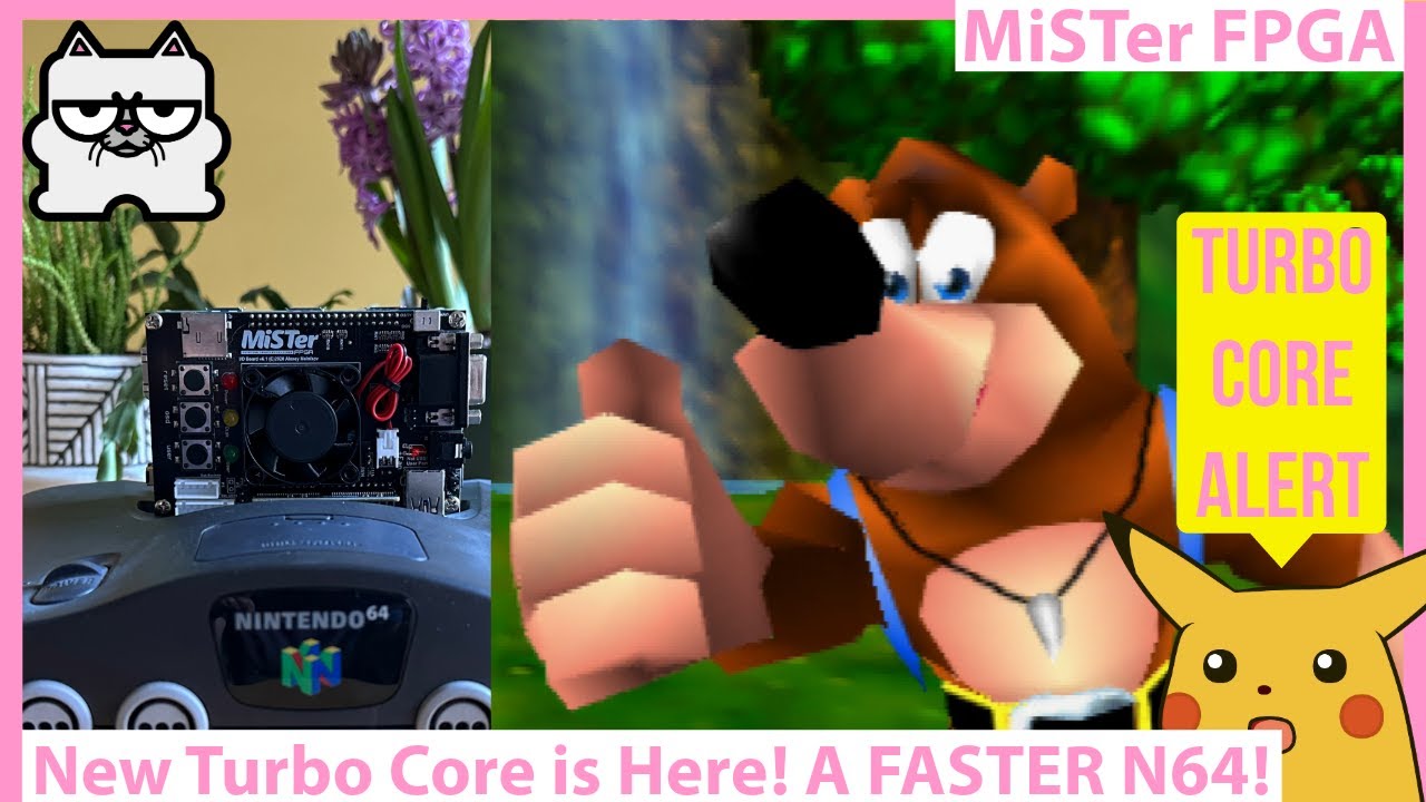 MiSTer FPGA N64 Core Gets a NEW Turbo Core! Better, Faster, and Here Now! A BETTER N64