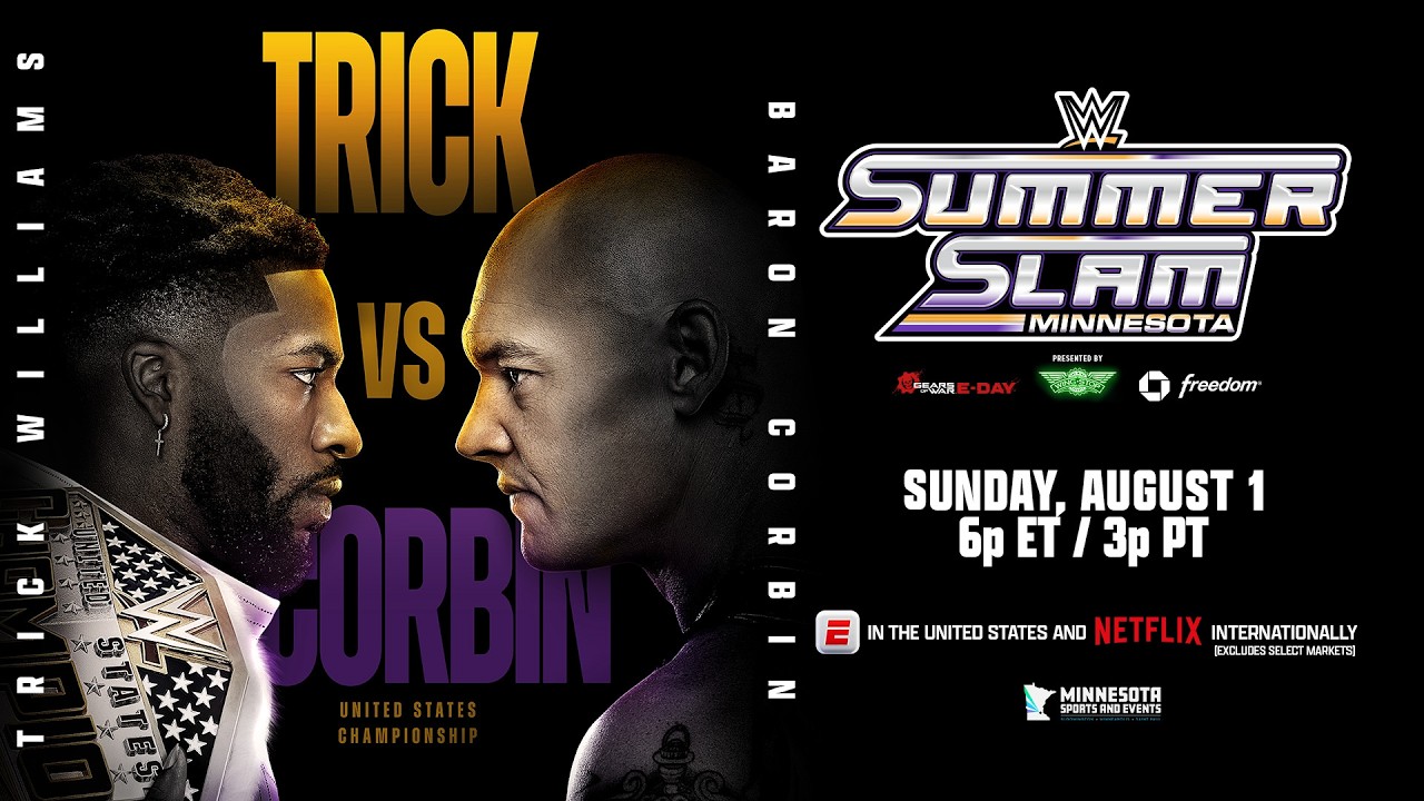 Trick Williams vs. Baron Corbin | Матч за чемпионство Соединенных Штатов: Hype-пакет SummerSlam 2026
