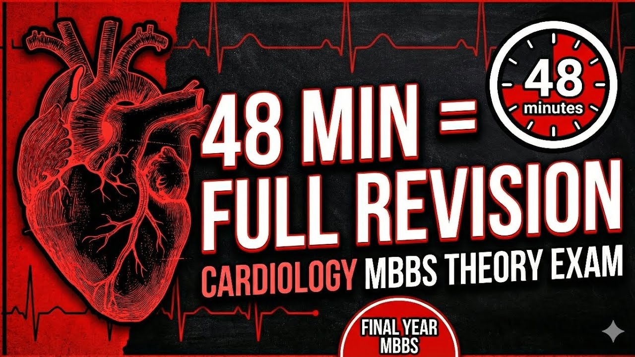 Cardiology IMP Theory Questions & Answers | Medicine | Final year MBBS