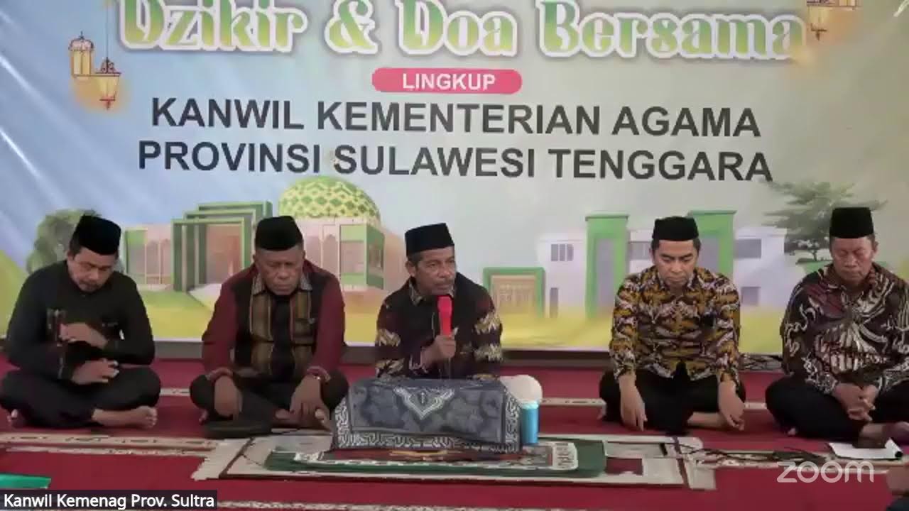 ZIKIR DAN DOA BERSAMA LINGKUP KANWIL KEMENAG PROV. SULTRA 22 JANUARI 2026