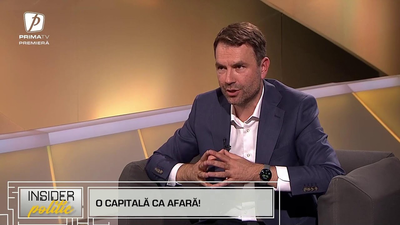 Candidatul USR la Primăria Capitalei, Cătălin Drulă, invitat la o ediție specială "Insider Politic"