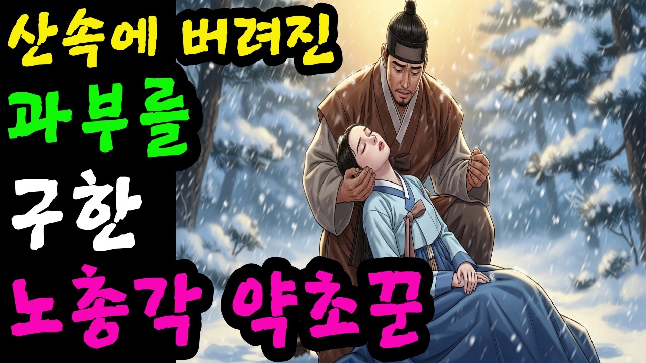 [달빛야담] 산속에 버려진 과부를 구한 노총각 약초꾼ㅣ야담.민담.전설.설화.옛날 이야기.오디오북.수면동화.조선이야기.조선야담.조선로맨스