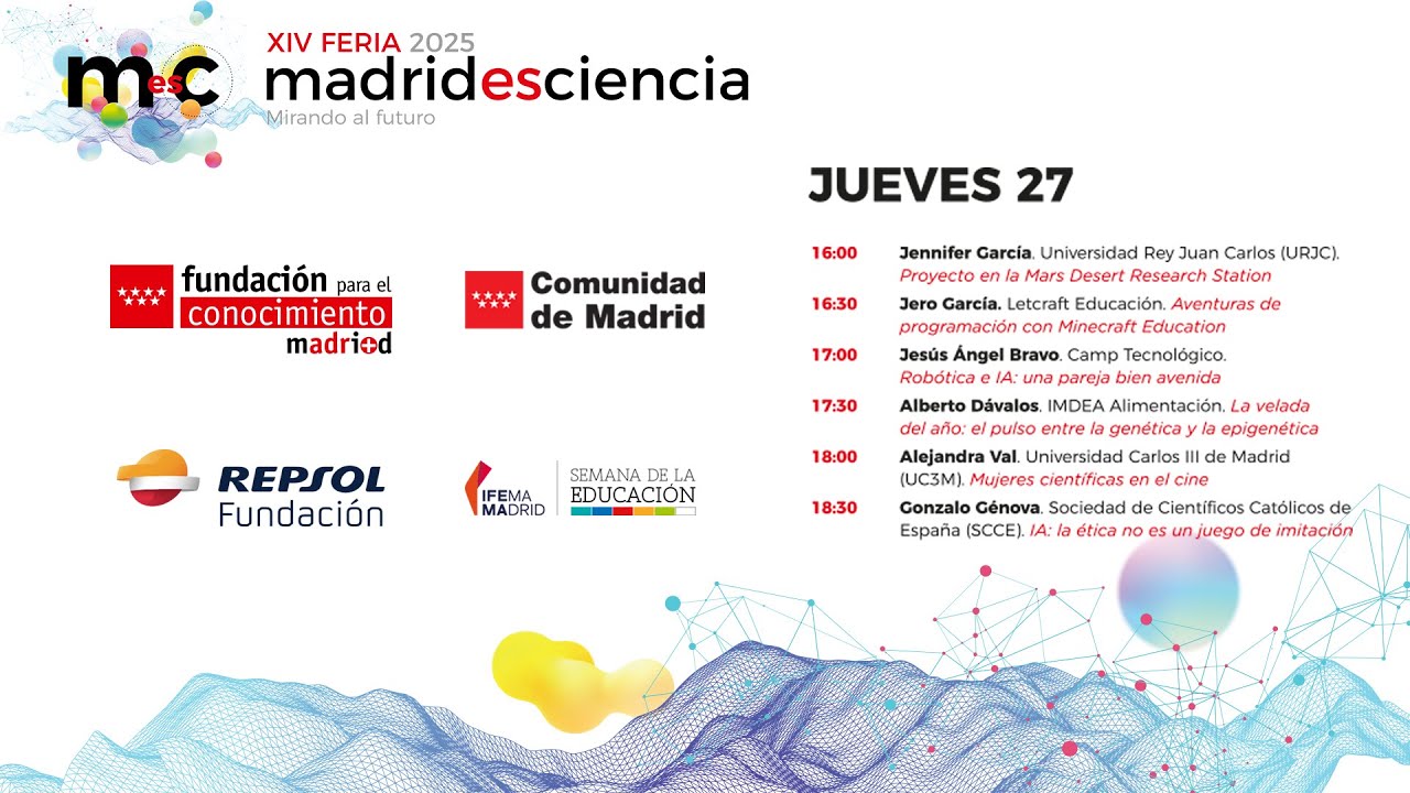 ¡XIV Feria Madrid es Ciencia! - JUEVES TARDE (todas las ponencias)