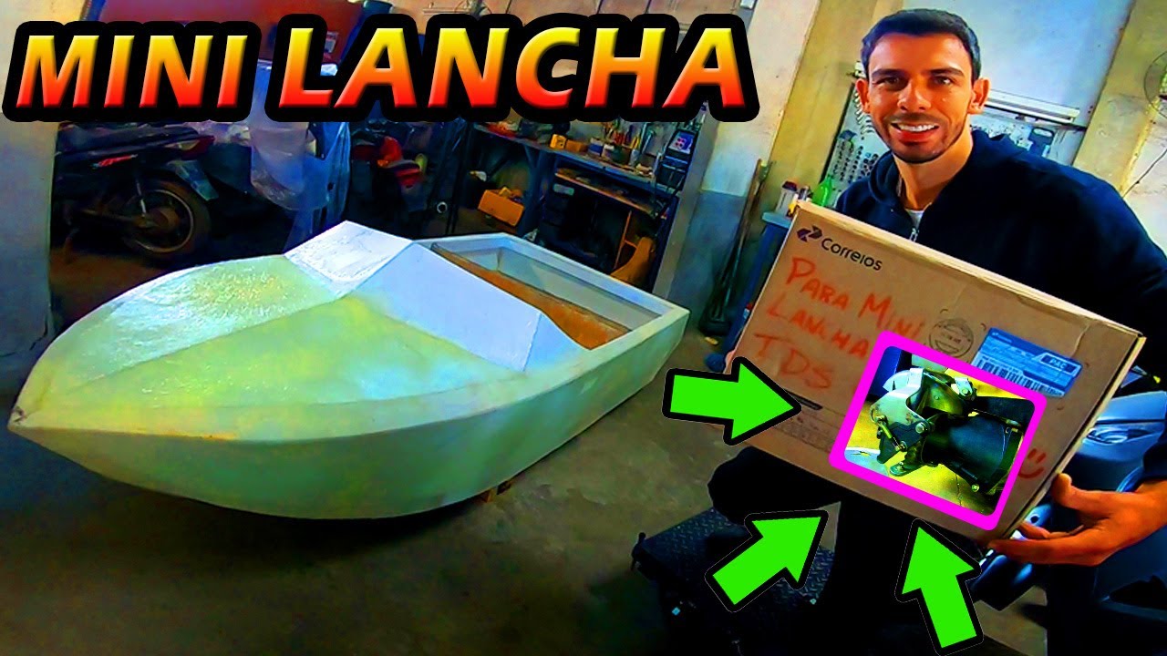MINI LANCHA tem uma nova MARCHA RÉ