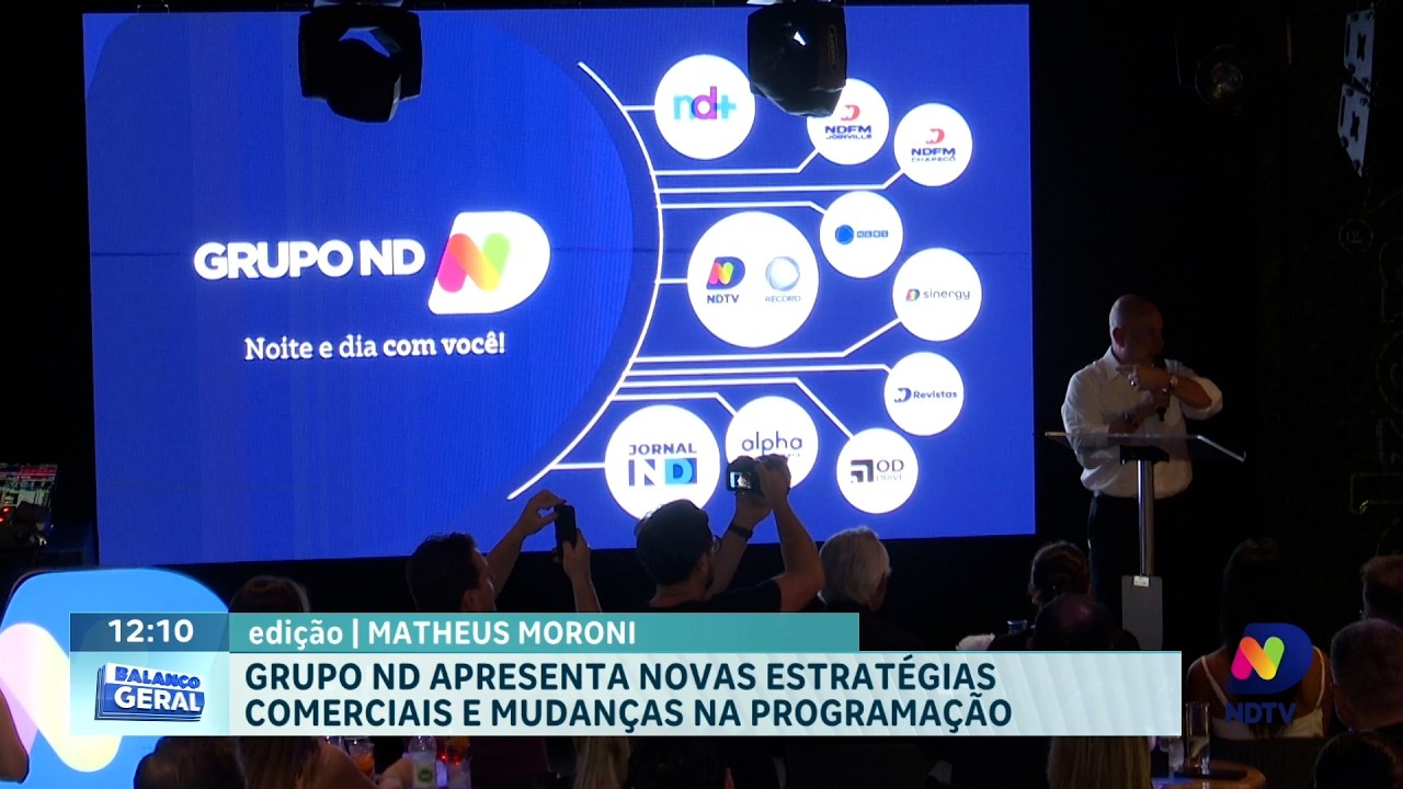 Grupo ND apresenta novidades da NDTV no Welcome 2026
