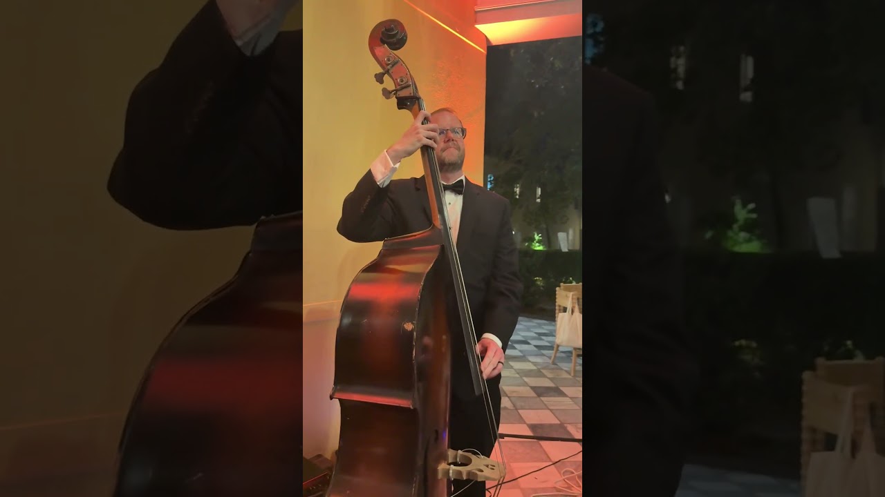 Wedding welcome party with our Jazz quartet 🎺💍❤️ 