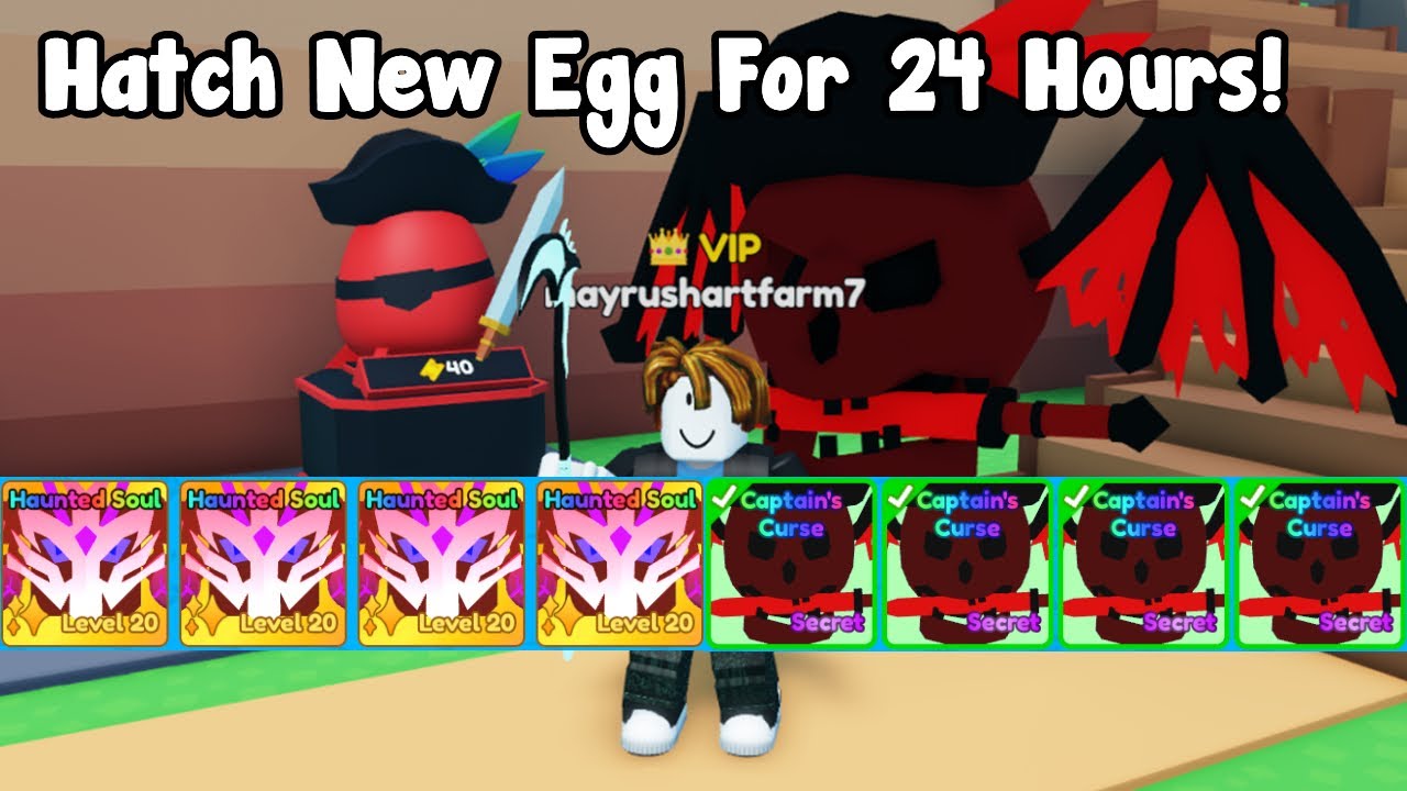 I Hatched New Captain Egg For 24 Hours And Got These Pets! - Mining Simulator 2