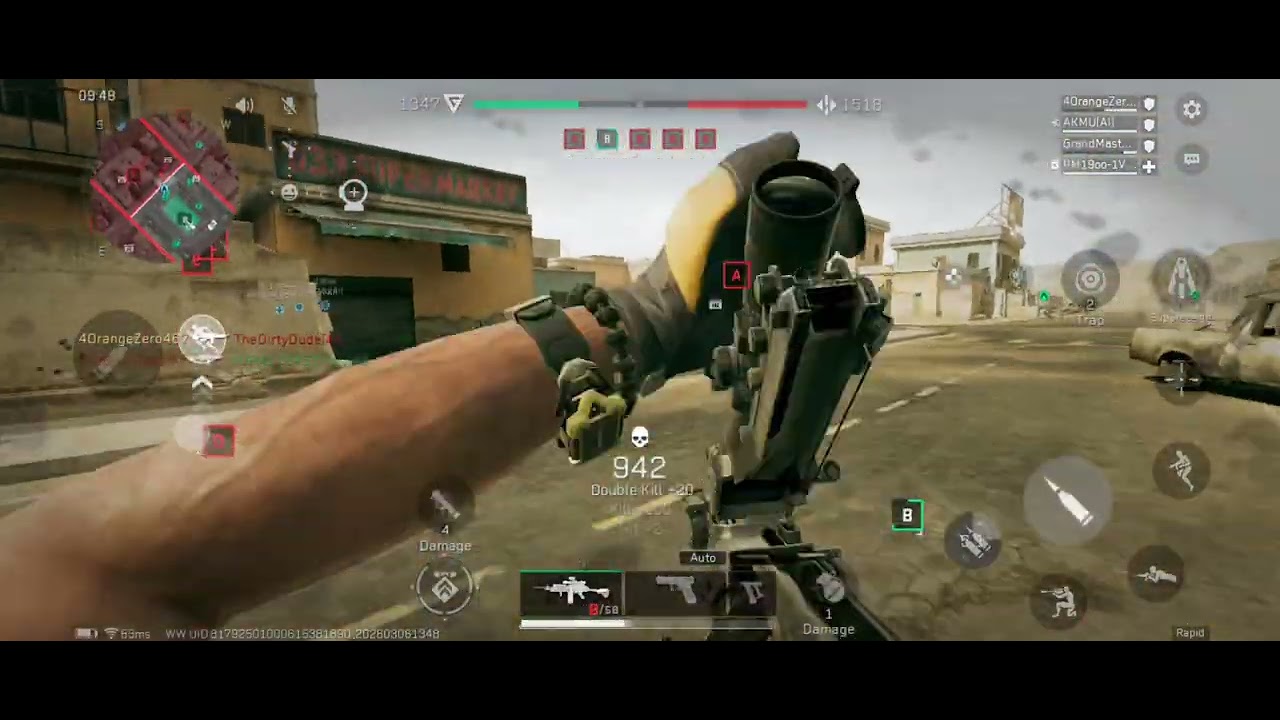 Playing delta force 'Attack & Defend' mode my id is '4OrangeZero467'