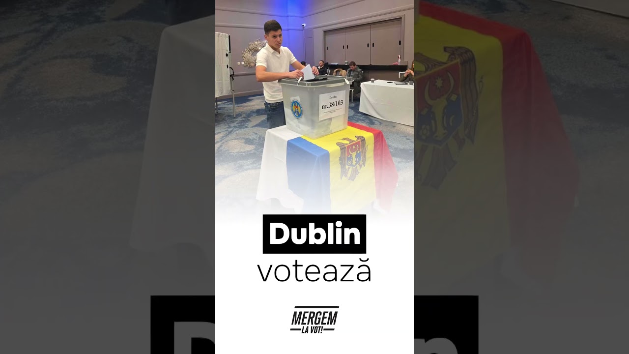 🇲🇩 Diaspora din Dublin, Irlanda, au ieșit la vot!