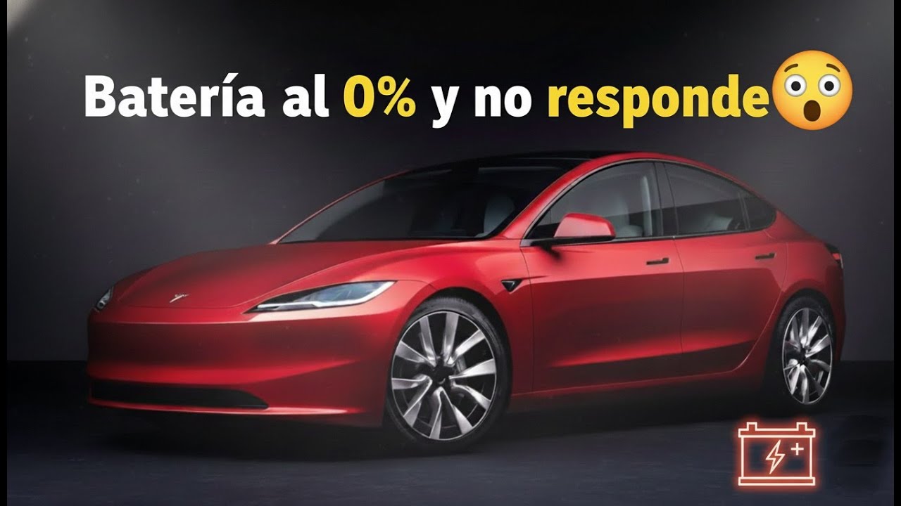 Batería LFP al 0% y no responde. Carga del 0 al 100%. Tesla Model 3 Highland