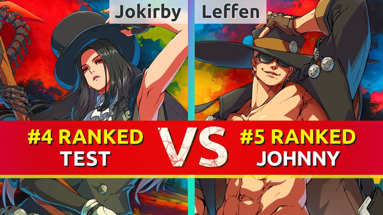 GGST ▰ Jokirby (#4 Ranked Testament) vs Leffen (#5 Ranked Johnny). High Level Gameplay