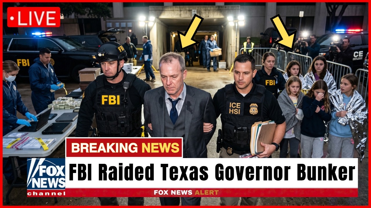 FBI & ICE Raid Secret Bunker Beneath TEXAS GOVERNOR's Office &mdash; 91 Girls Rescued! | FBI RAID