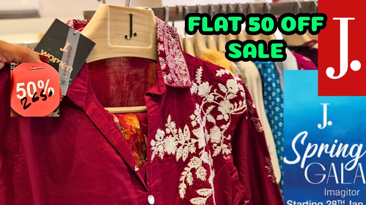 J. Spring Gala Flat 50% Off SALE  2026 ❤️ | J. Eid Collection Sale | J. SALE 