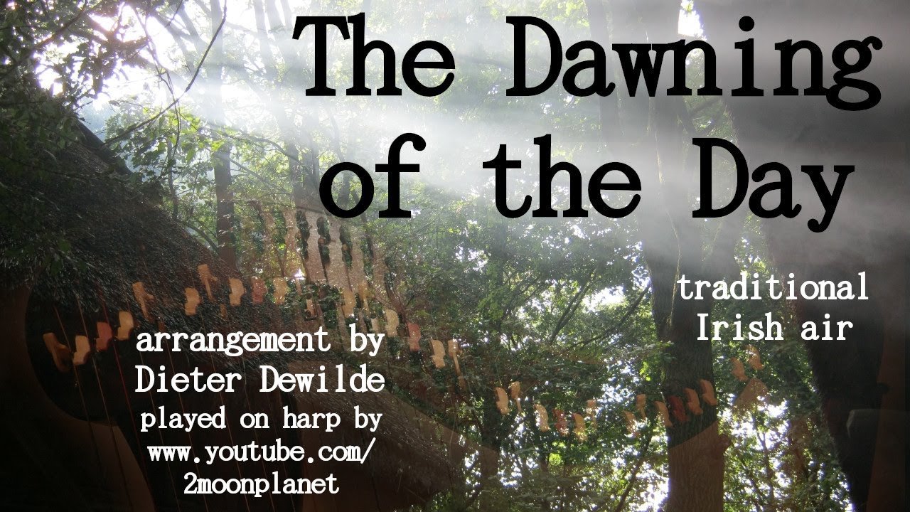 "The Dawning of the Day" traditional Irish air on harp (with photos of Giethoorn, The Netherlands)