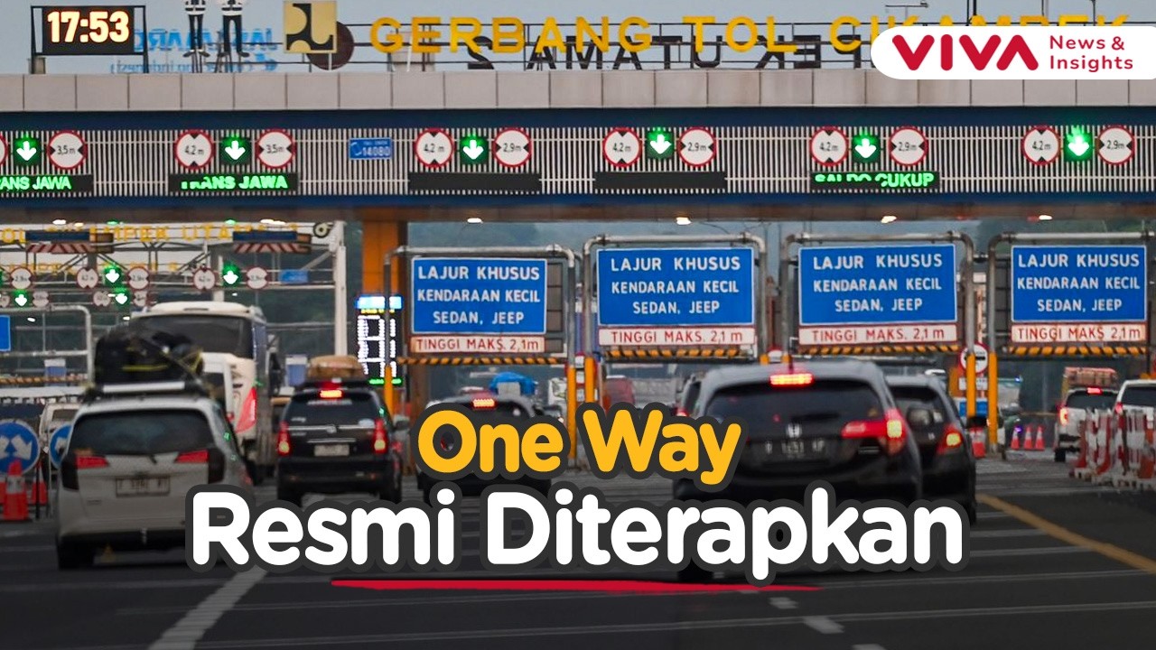Antisipasi Kemacetan, One Way Diterapkan di Jalur Tol Utama