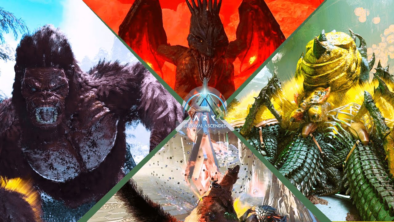 Nuevo DEINOSUCHUS VS LOS BOSSES! | Ark Survival Ascended