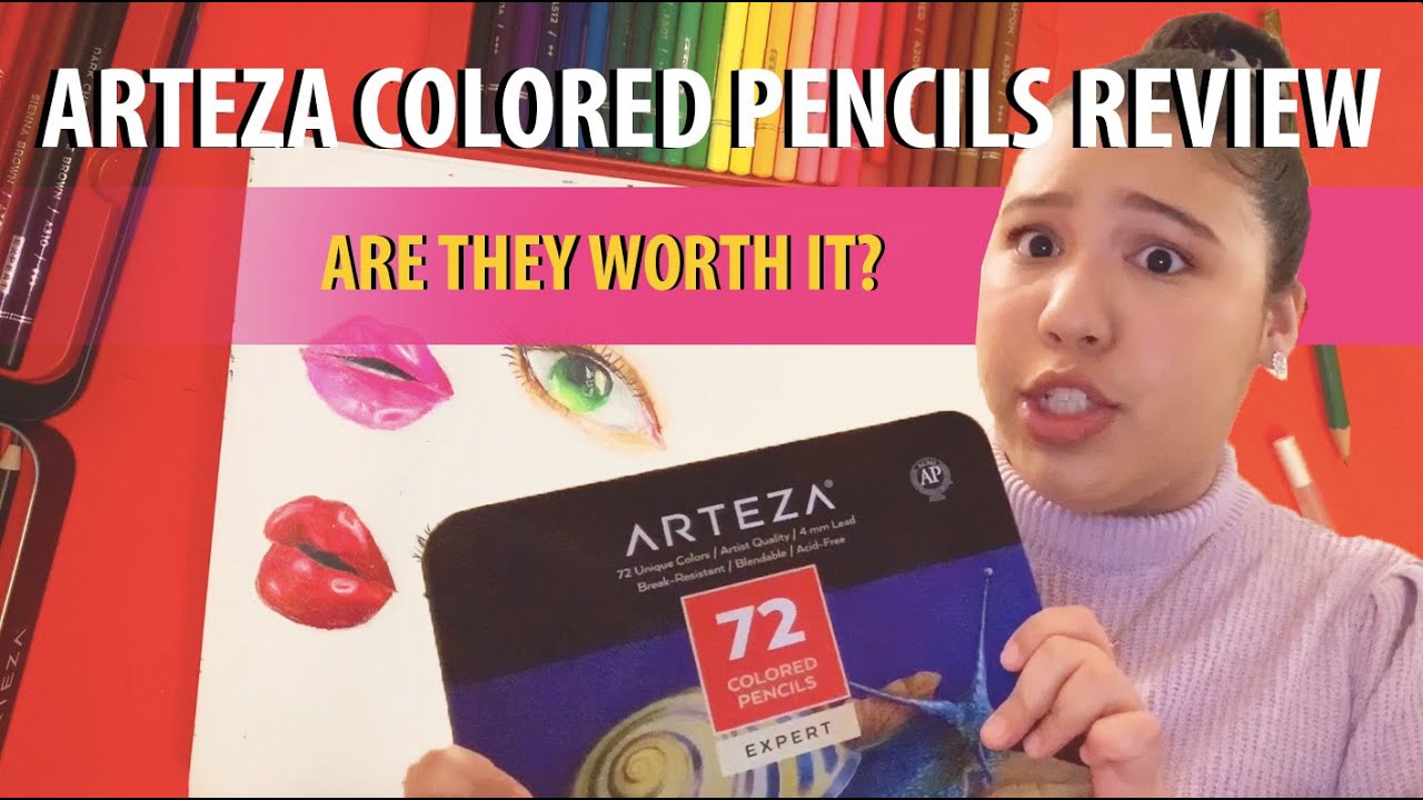 ARTEZA COLORED PENCILS REVIEW | 72-EXPERT PACK | KIKI ARTS