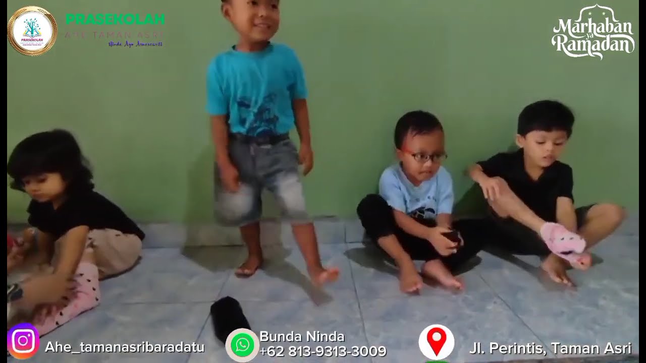 Bermain sambil belajar....Prasekolah.