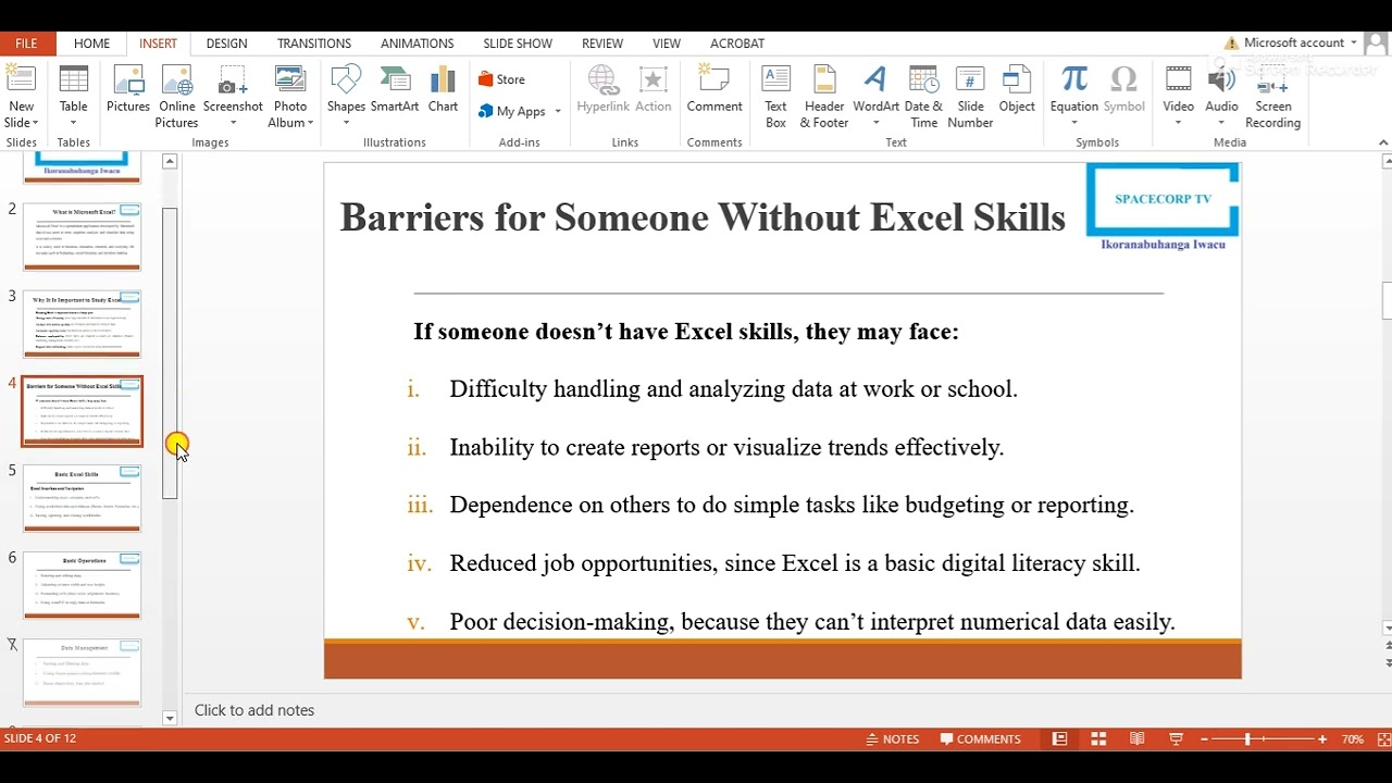 DUSOBANUKIRWE Ms Excel SPREADSHEET mu KINYARWANDA & ENGLISH