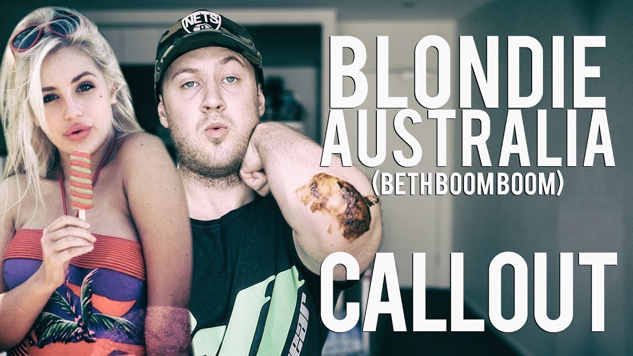 BLONDIE AUSTRALIA BETH BOOM BOOM CALLOUT