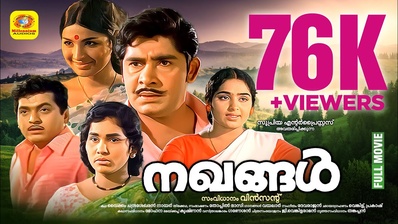 നഖങ്ങൾ | Nakhangal | Madhu, Jayabharathi, KR Vijaya | Malayalam Family Entertain SuperHit Full Movie
