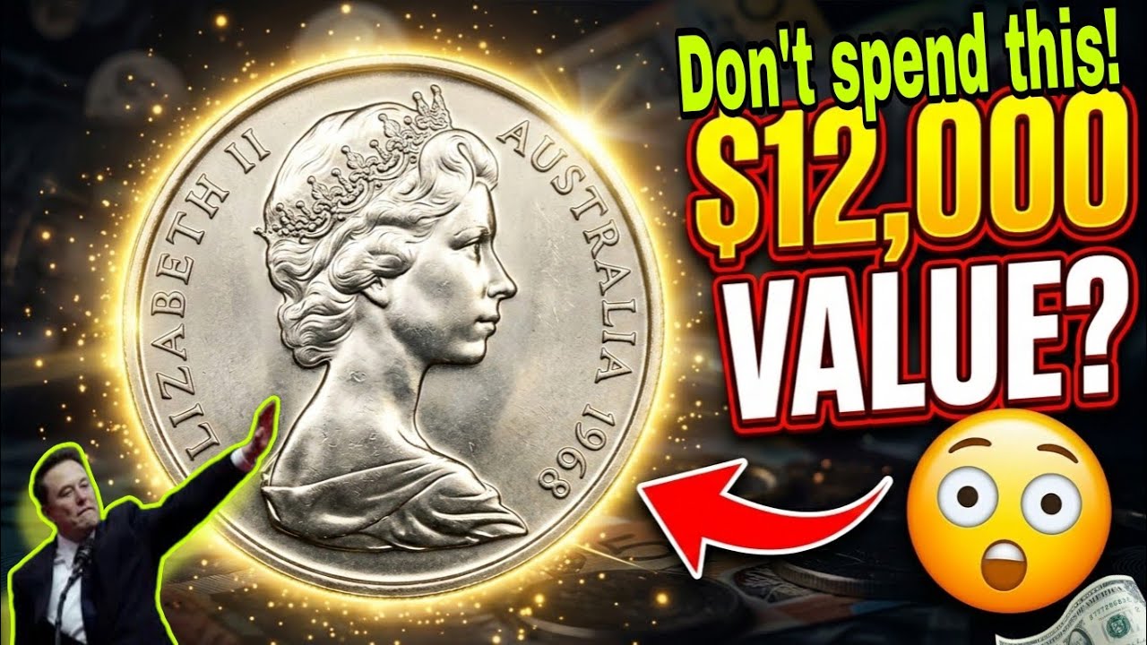 1968 Australia Coin with Queen Elizabeth II | Rare Australian Coin Value & History
