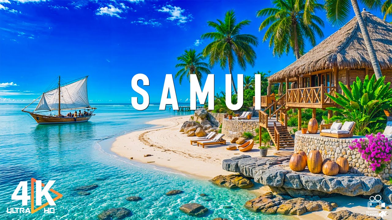Koh Samui 4K – Thailand’s Tropical Paradise of Turquoise Waters and Serene - VIDEO 4K UHD