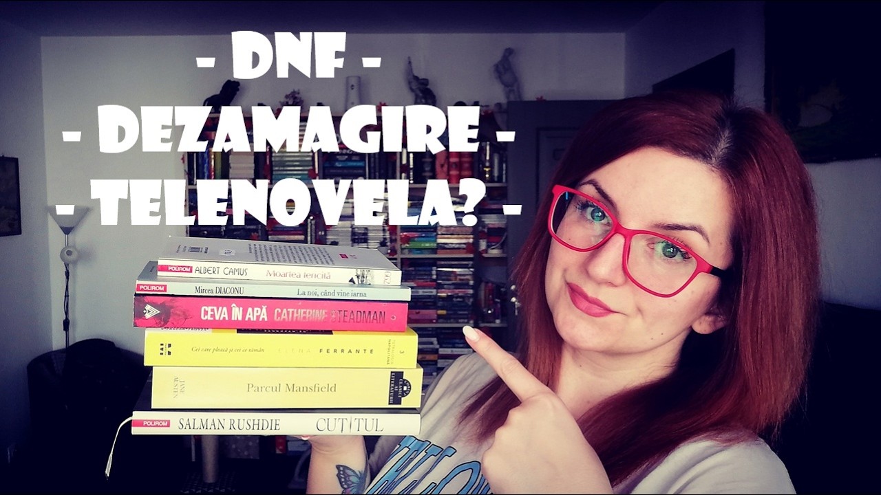 READING VLOG divers - DNF, dezamăgire, telenovelă de secol XIX