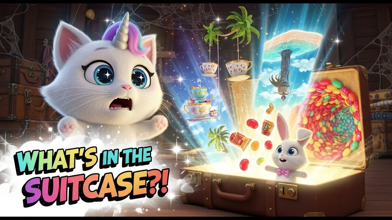 Kitty&rsquo;s Magical Suitcase Adventure ✨ | Time-Travel Teacups & Popcorn Volcanoes