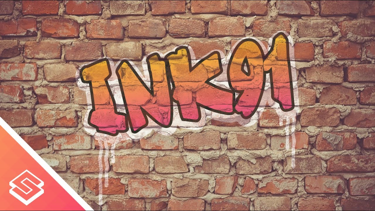 Inkscape for Beginners: Graffiti on a Brick Wall