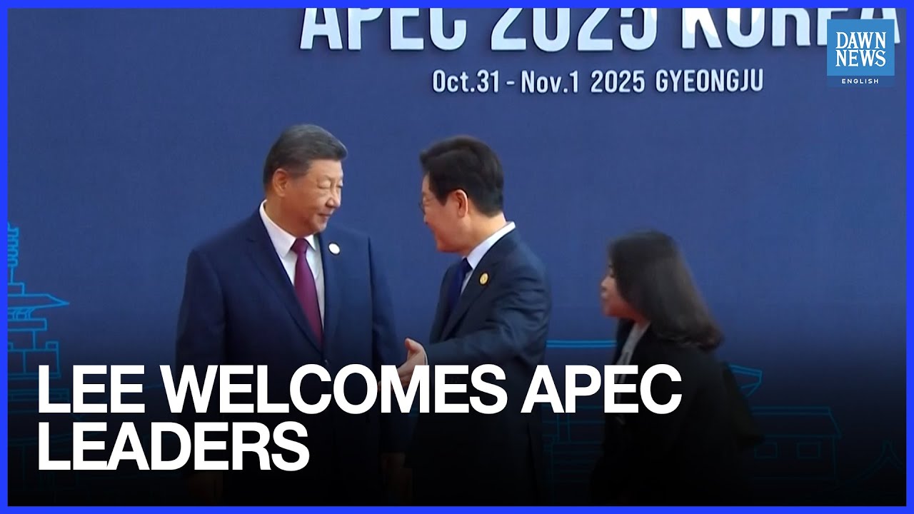 South Korea's Lee Jae Myung Welcomes APEC Leaders Including China's Xi | Dawn News English