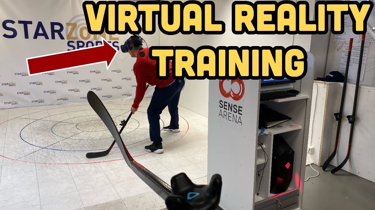 NHL Sense Arena Overview Virtual Reality hockey training !