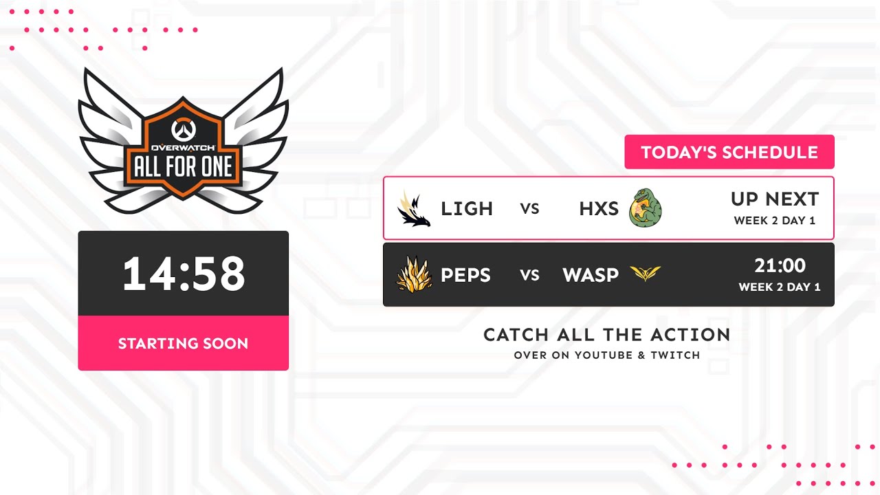 Overwatch All For One | Saison 9 - Week 2 Day 1