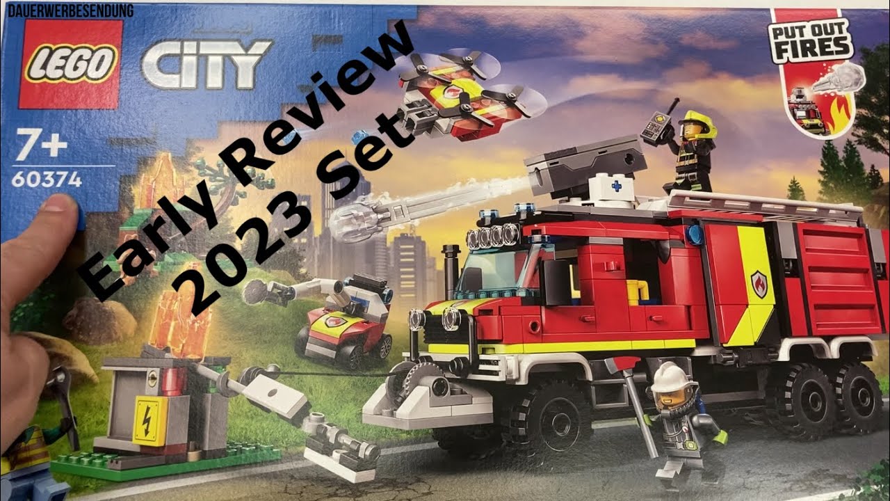 LEGO® City 2023: Einsatzleitwagen 60374 🧑‍🚒 | UNBOXING & REVIEW