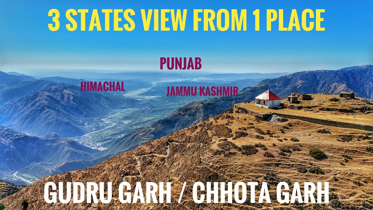 Hike to a 3 states viewpoint | Gudru Garh / Chhota Garh Chamba Himachal Pradesh |