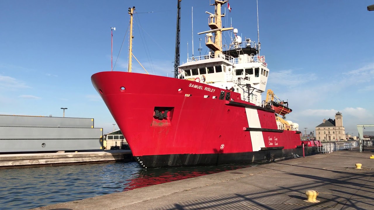 CCGS Samuel Risley at the Soo Locks
